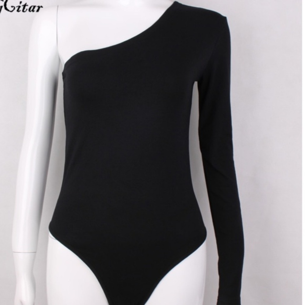 1 Left! The One Shoulder Wonder Body Suit - Picture 4 of 8